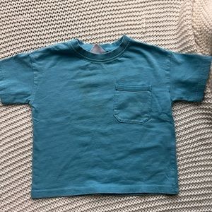 12-18 Bright blue Zara toddler tee